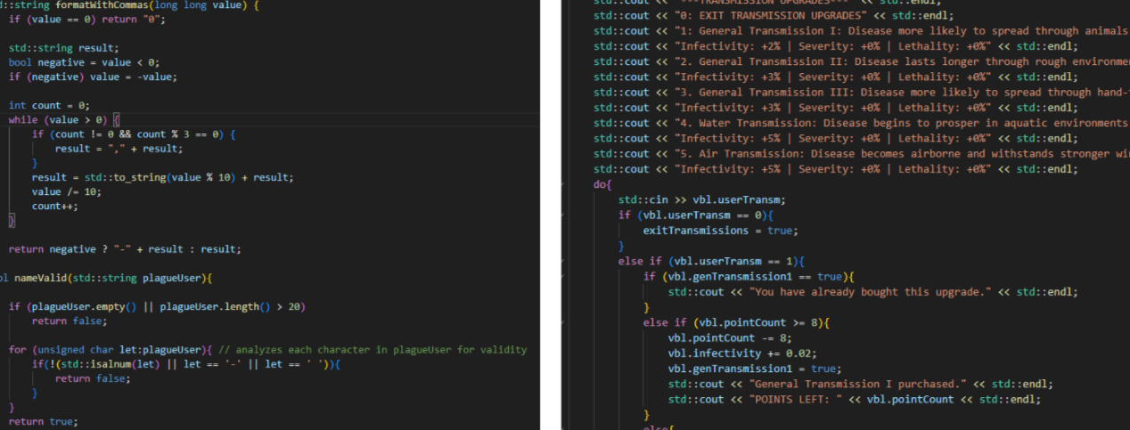 Epidemic Simulation Detail
