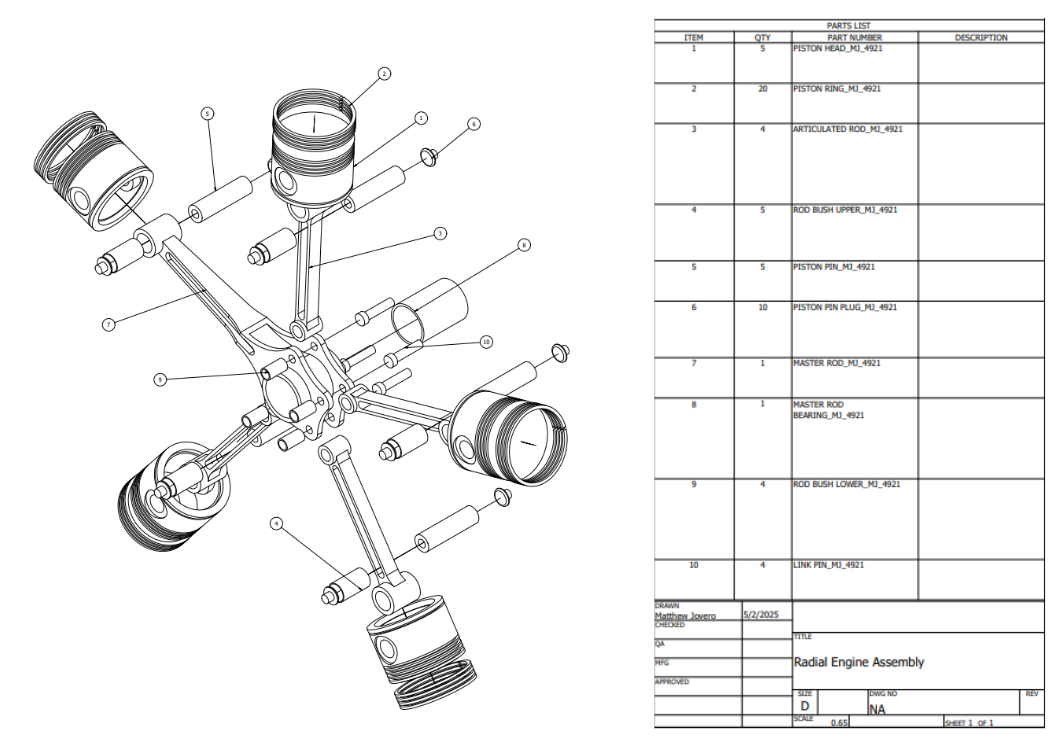 Radial Engine Detail